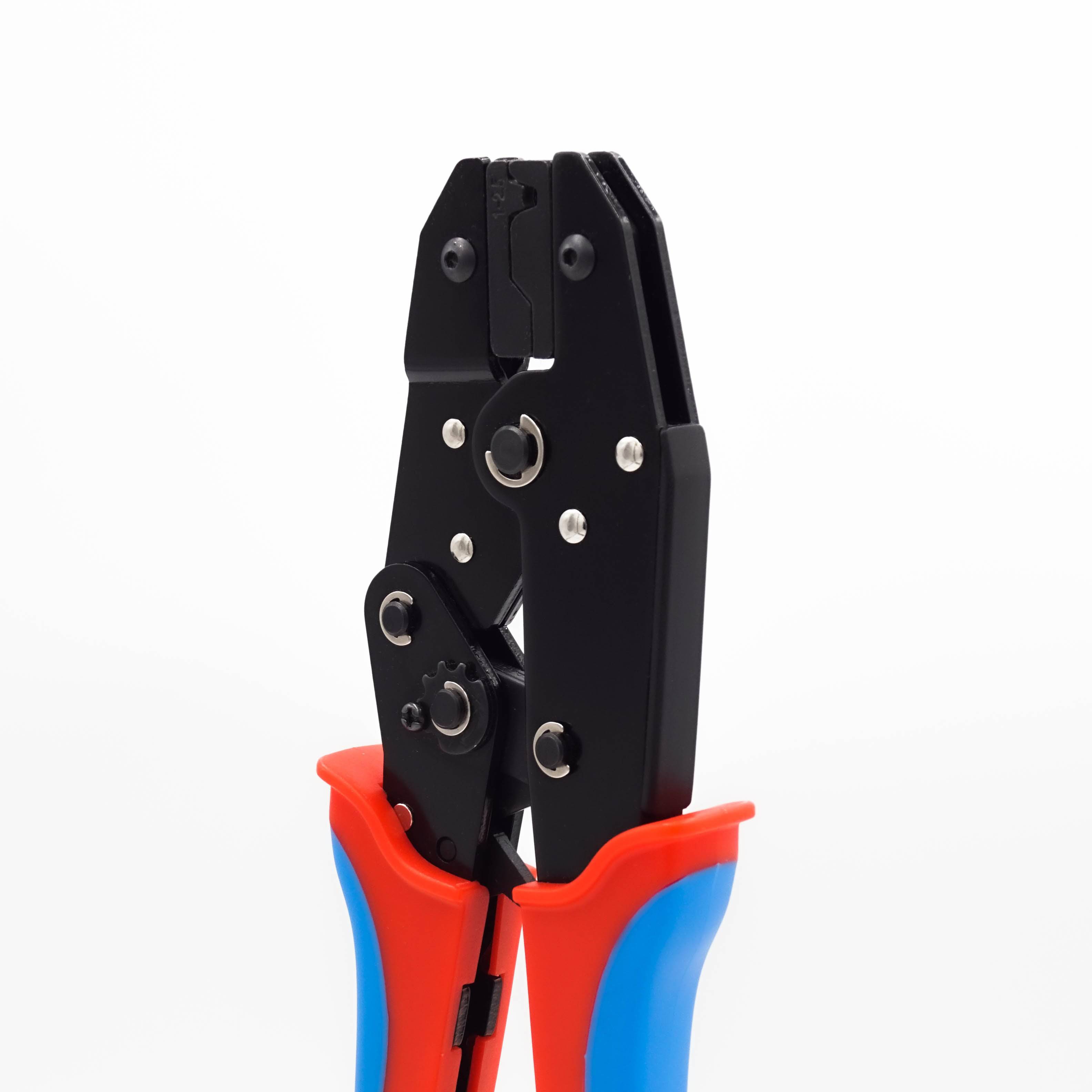 FDT10055 - 18 to 14 AWG Non Insulated Flag Terminal Crimping Tool, Ratcheting, 1 Piece