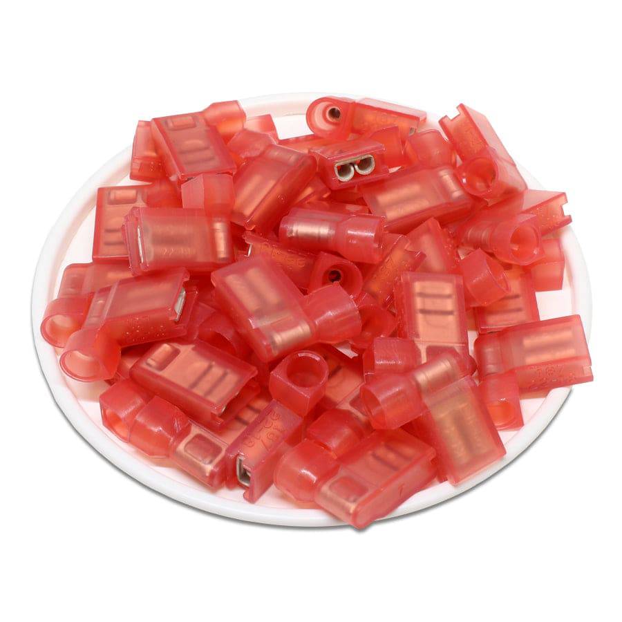 FLDNY1-187(5)A  Nylon Insulated Flag Quick Disconnect - 22-16 AWG