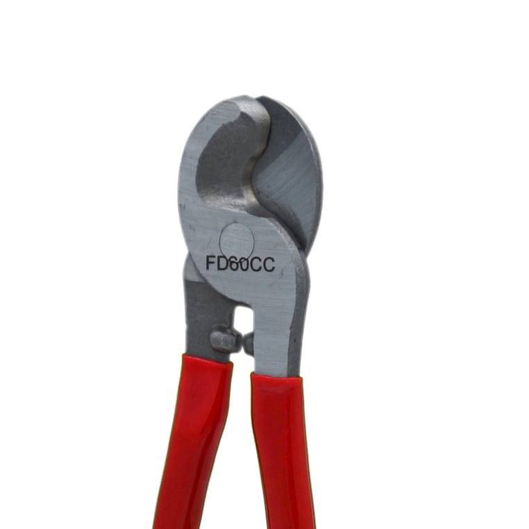 FD60CC - 2 AWG a 2/0 AWG Cable Cutting Herramienta, De acero Build con PVC Soft Grips, 1 pieza