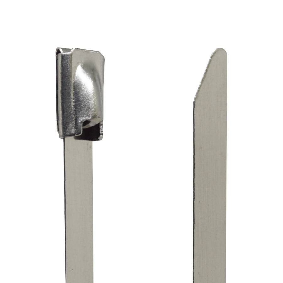 BTC461100 - 44" Heavy Duty Stainless Steel Cable Ties, 176lb Tensile Strength, 304 Grade, 10-Pack