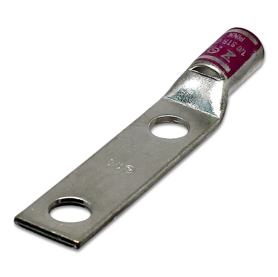 ST10014 - 1/0 AWG Compression Lug - 1/4" Stud Size, 1 Piece