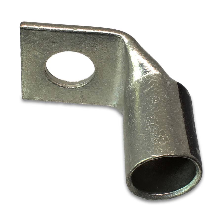 SBF2038 - 90 Degree Barril corto Terminal de compresión - 2/0 AWG - 3/8" Orificio