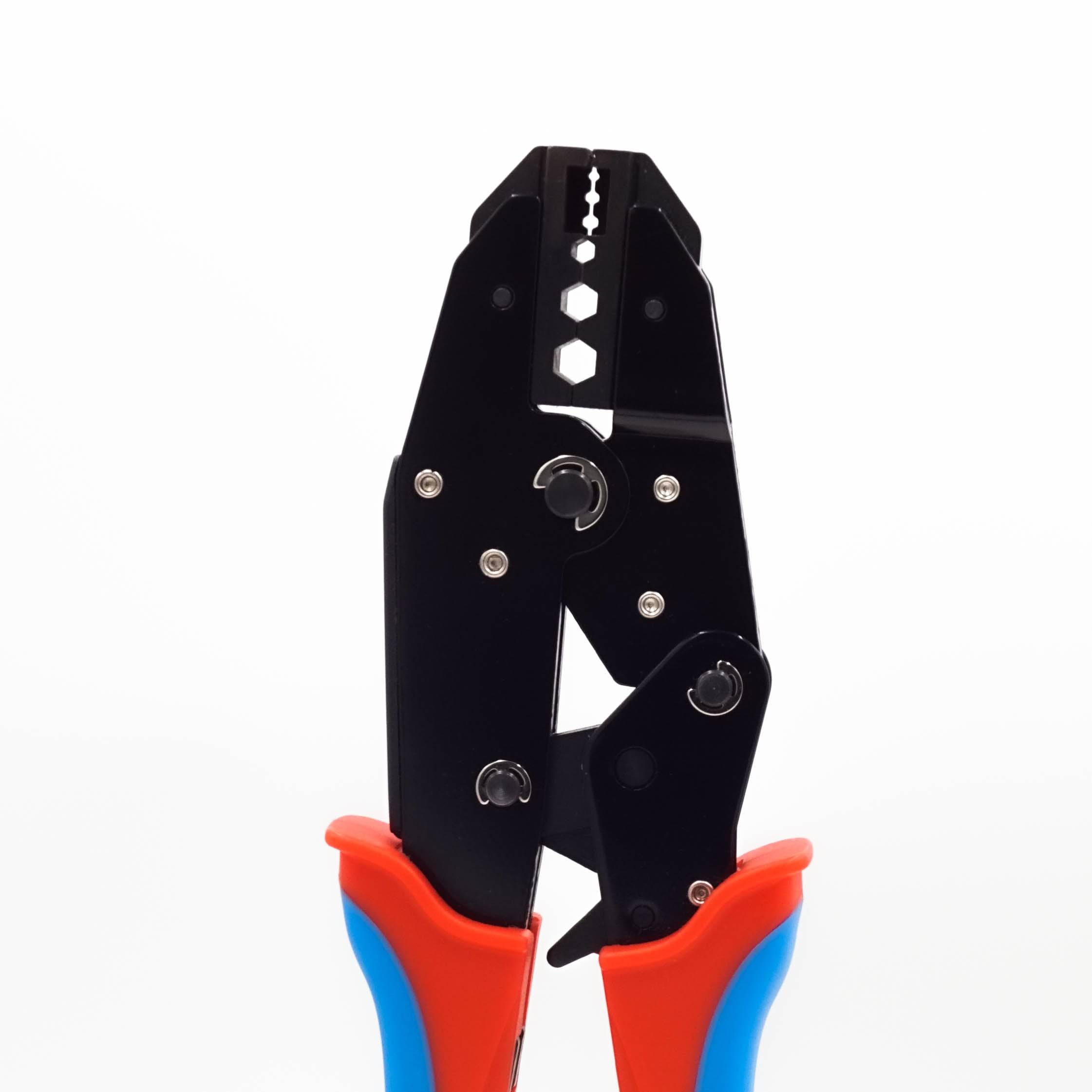 FDT1008121 - Coaxial Crimper - Range: 6.5mm (.256"), 5.4mm (.212"), 3.25mm (.127"), 2mm (.078")