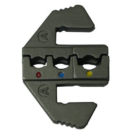 QCD3C - 22 a 10 AWG Insulated Terminales Quick Change Crimping Matriz Juego, 1 pieza