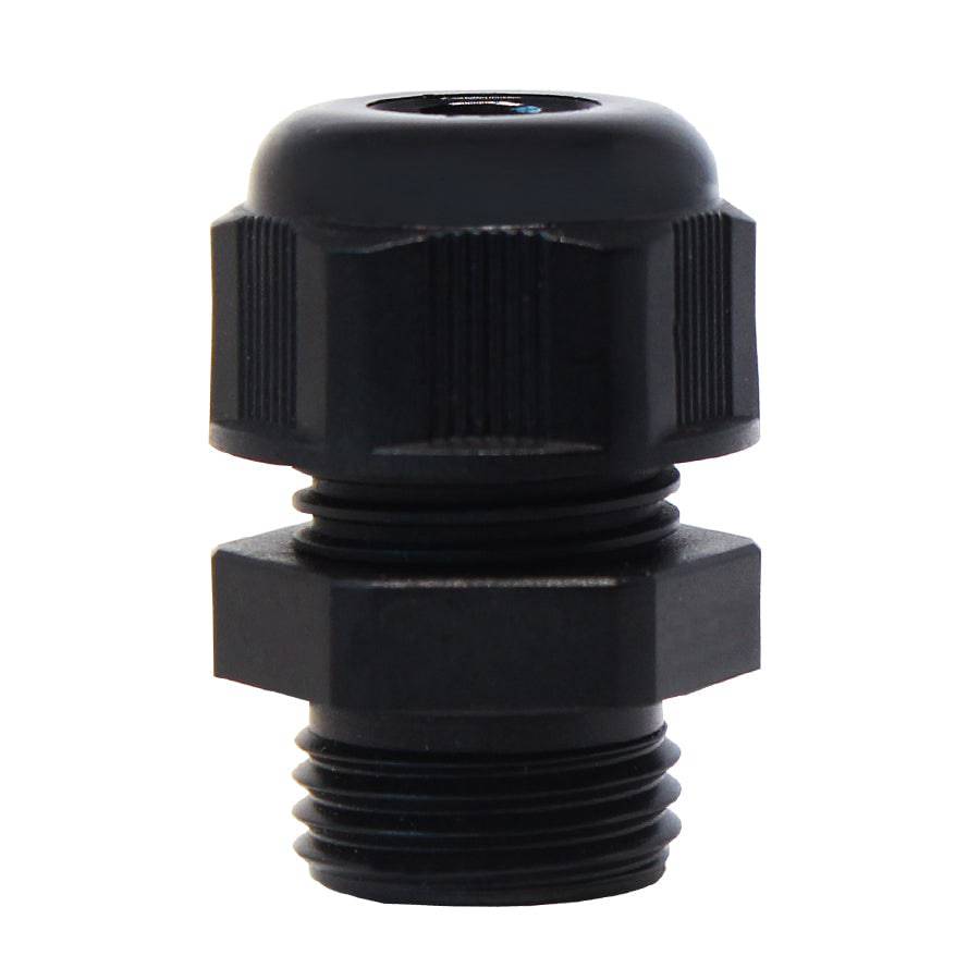 P0906B - PG9 Rosca De nailon Prensaestopas, Negro, Rango: 1/16" a 1/4", UL Listed, IP68, IP69K - 1 pieza