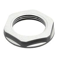 M25GY-LN - M25 Thread Nylon Lock Nut for Metric Cable Glands, Gray, UL Approved, 1 Piece