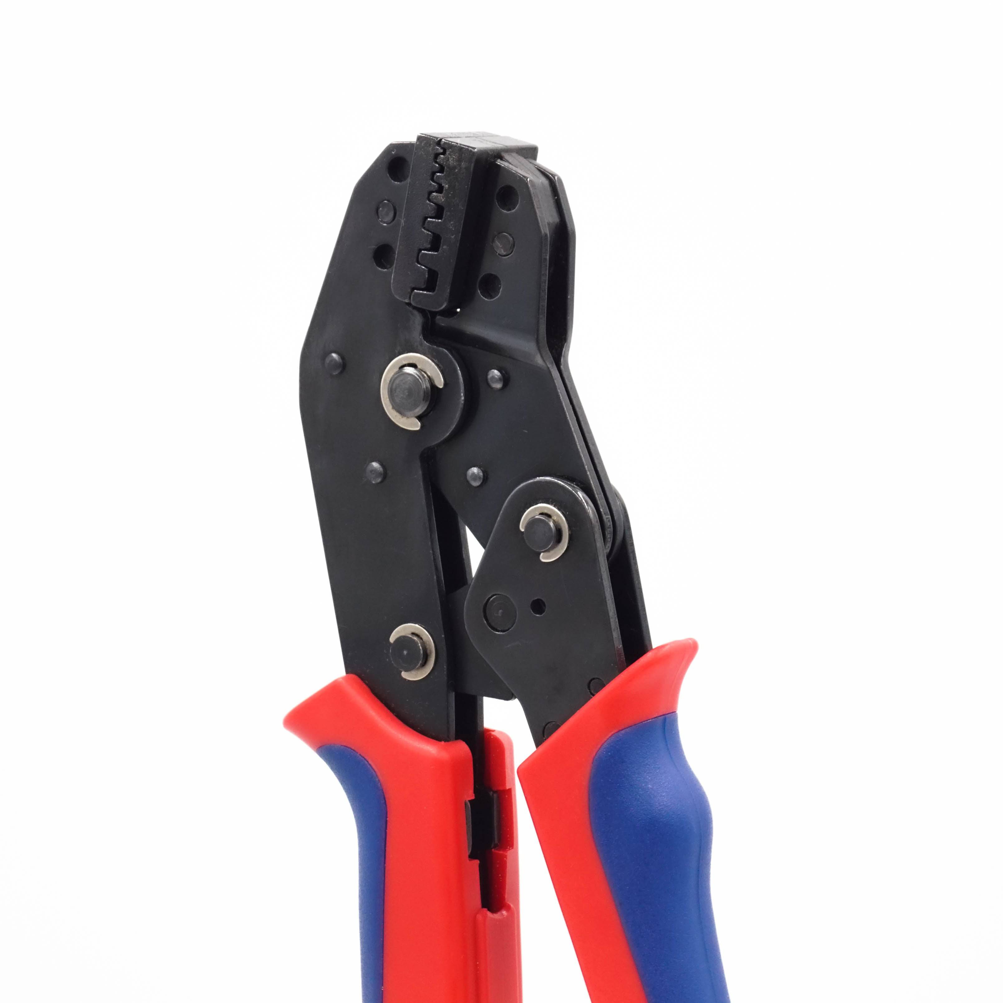 FD2410N-20 - 24 a 10 AWG Herramienta de crimpado para punteras, Side Load, XL Longitud Crimp, Trapezoidal Perfil, 1 pieza