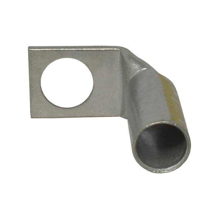 LBF25078 - 90 Degree Long Barrel Compression Lug - 250MCM - 7/8" Stud, 1 Piece