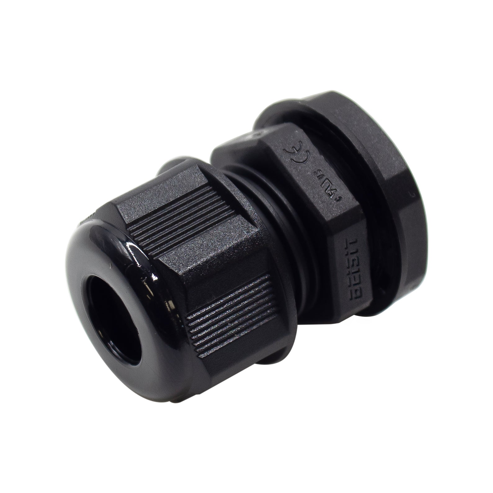 P1107B - PG11 Rosca De nailon Prensaestopas, Negro, Rango: 1/8" a 1/4", UL Listed, IP68, IP69K - 1 pieza