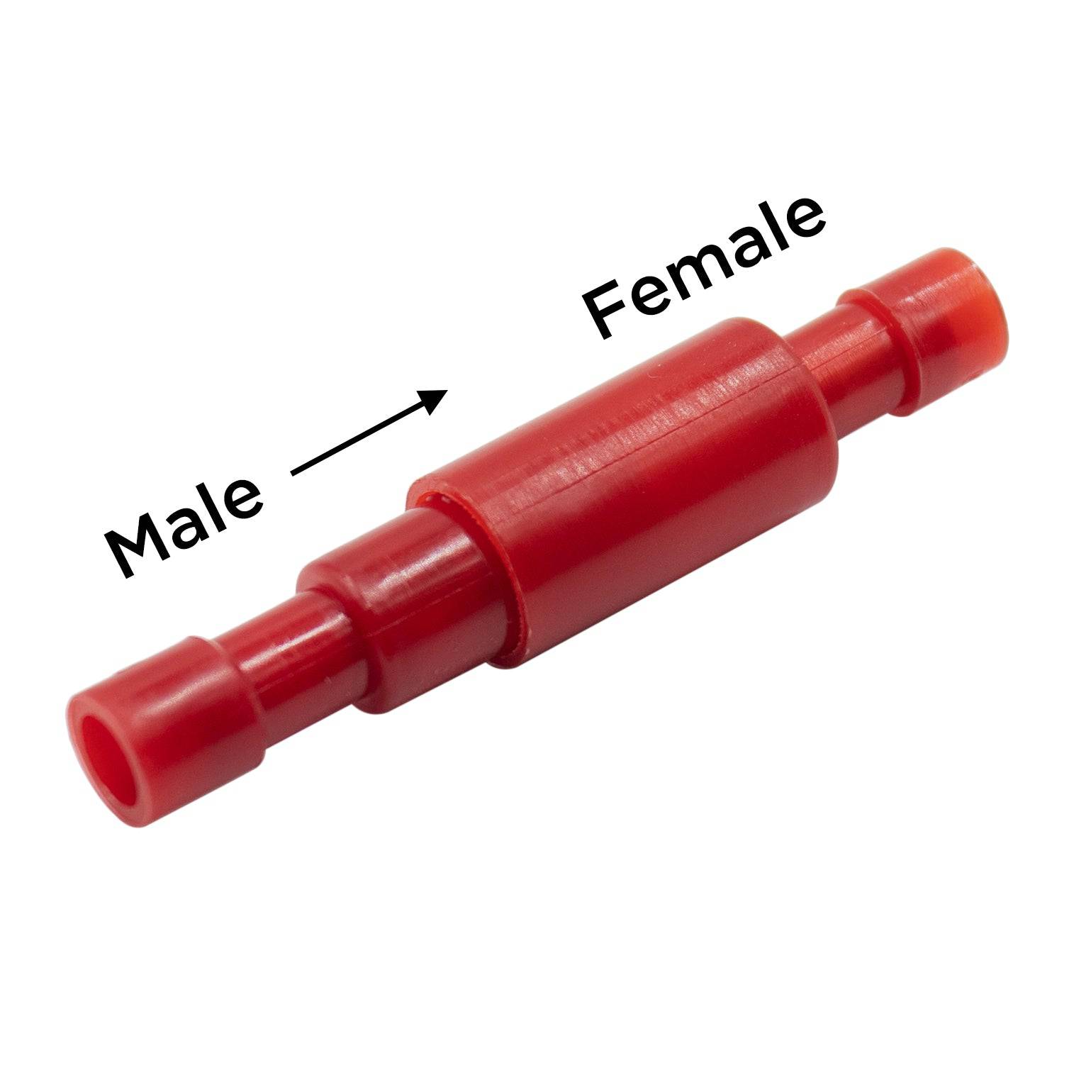 MPFNYD1-156 - Double Crimp Totalmente aislados Male Conectores tipo bala - 22-16 AWG - De nailon