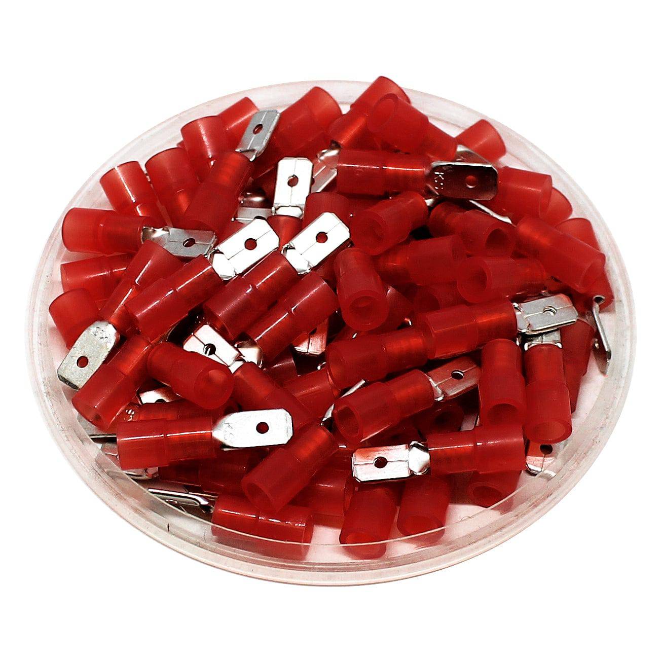 MDNY1-187(8) - MALE 22-16AWG Quick Disconnects Nylon