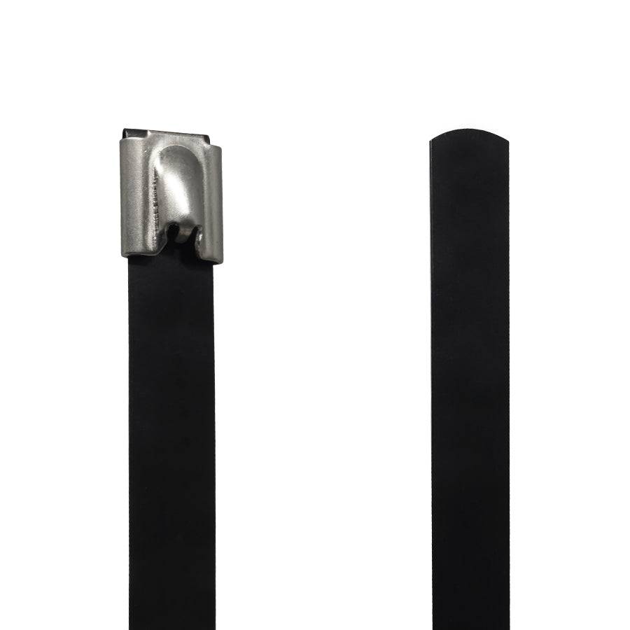 PVC304-12400 - 16" Standard PVC Coated Stainless Steel Cable Ties, 200lb Tensile Strength, 304 Grade, 25-Pack