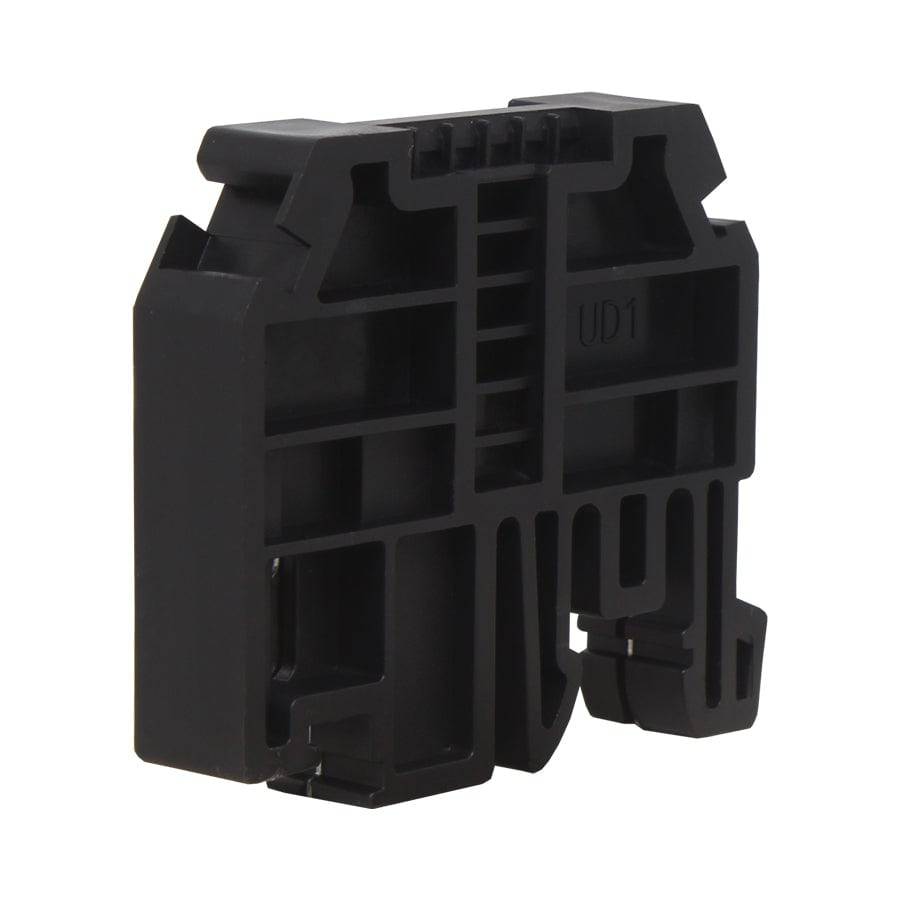 UD1(BK) - Snap-On End Clamp, Black, 1 Piece