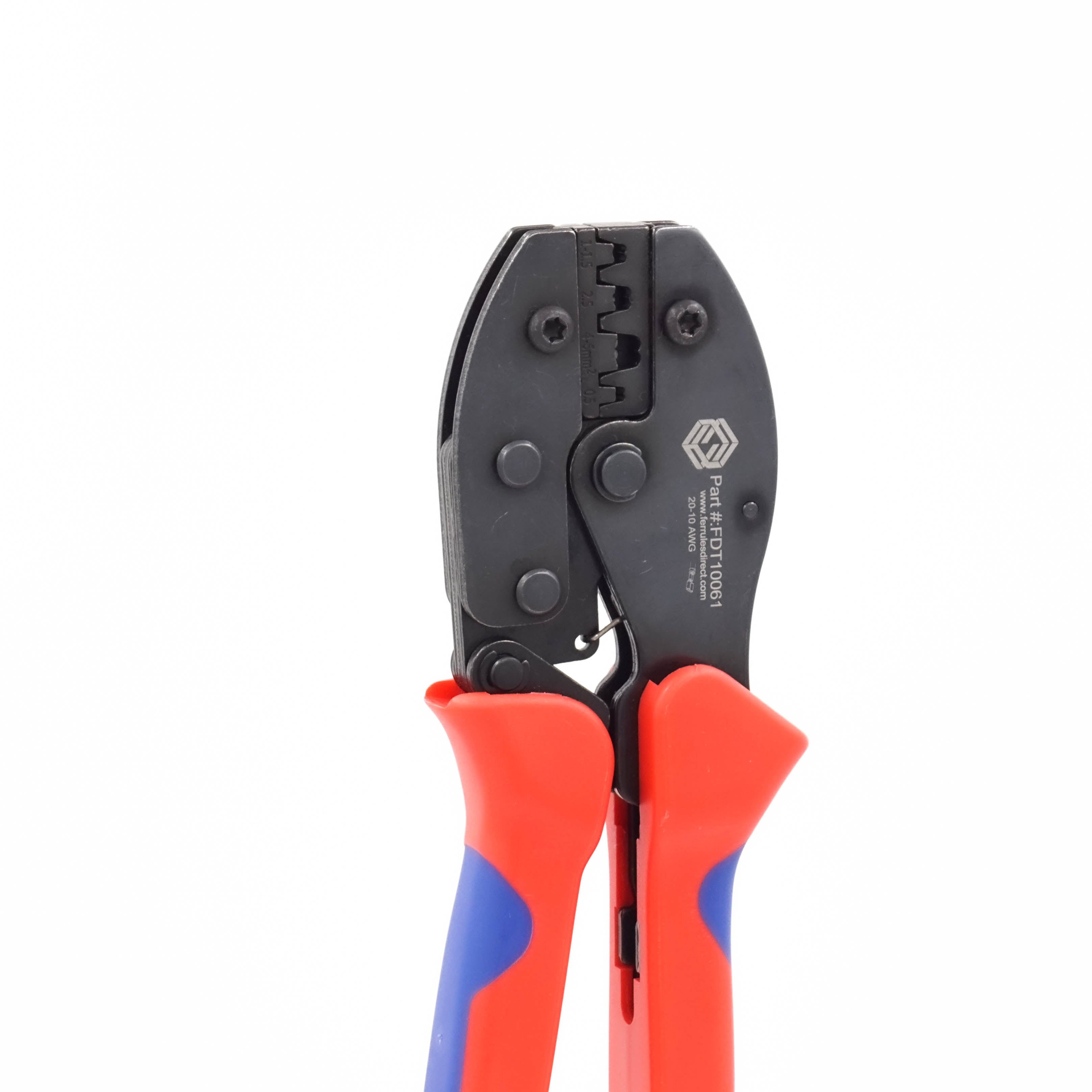 FDT10061 - 22 to 10 AWG Open Barrel Terminals Crimping Tool, 1 Piece