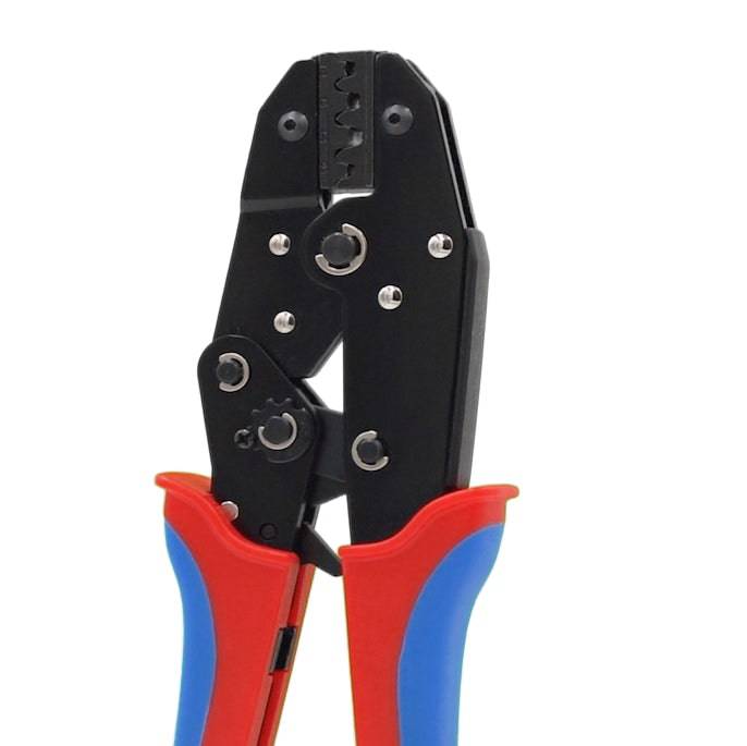 FDT10044 - 24 a 10 AWG Open Barrel Conectores Herramienta de crimpado, Faston B-Type, 1 pieza