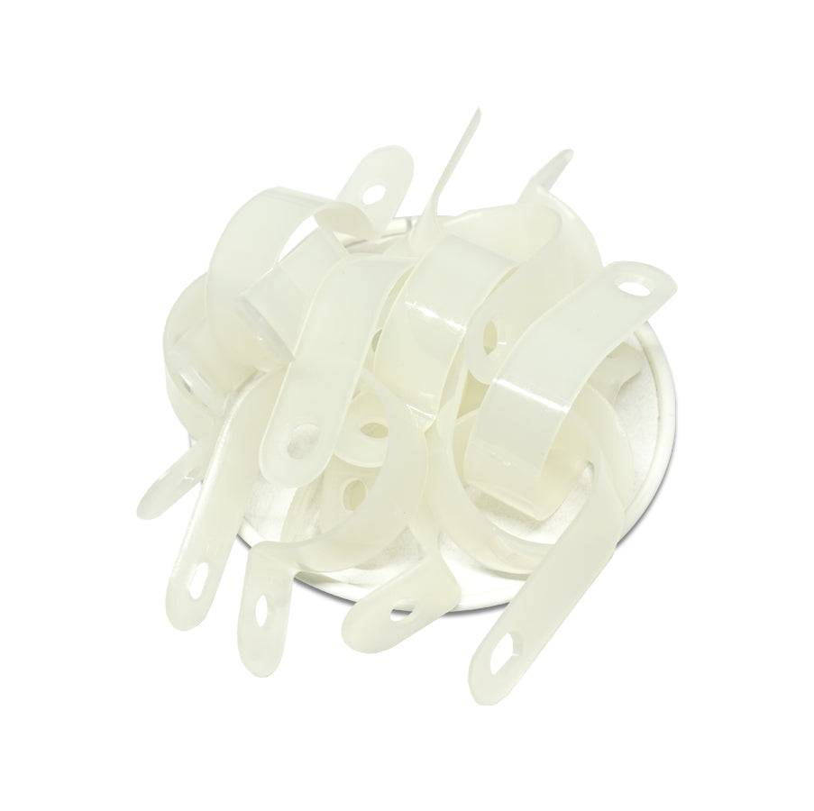 UC6N - Nylon Cable Clamps, Color: Natural, Dimensions: 43.4x12mm, 100 Pieces