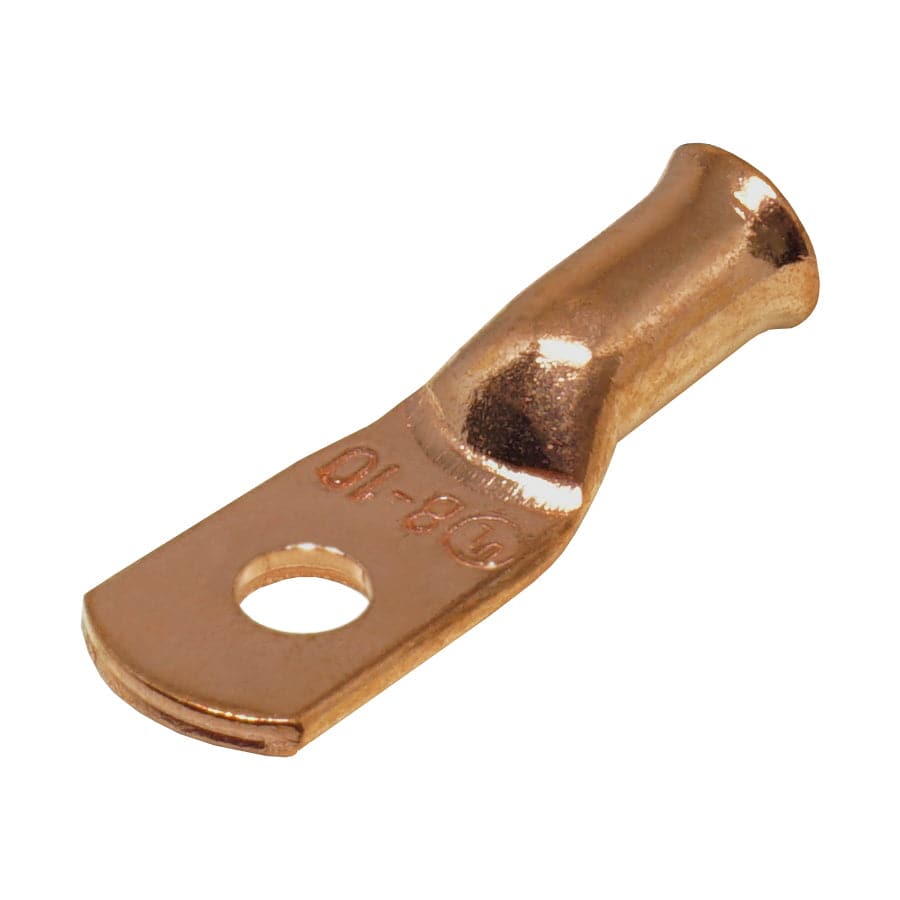 BCL810 - 8 AWG De cobre Battery Cable Lugs, #10 Orificio, UL Recognized, 1 pieza