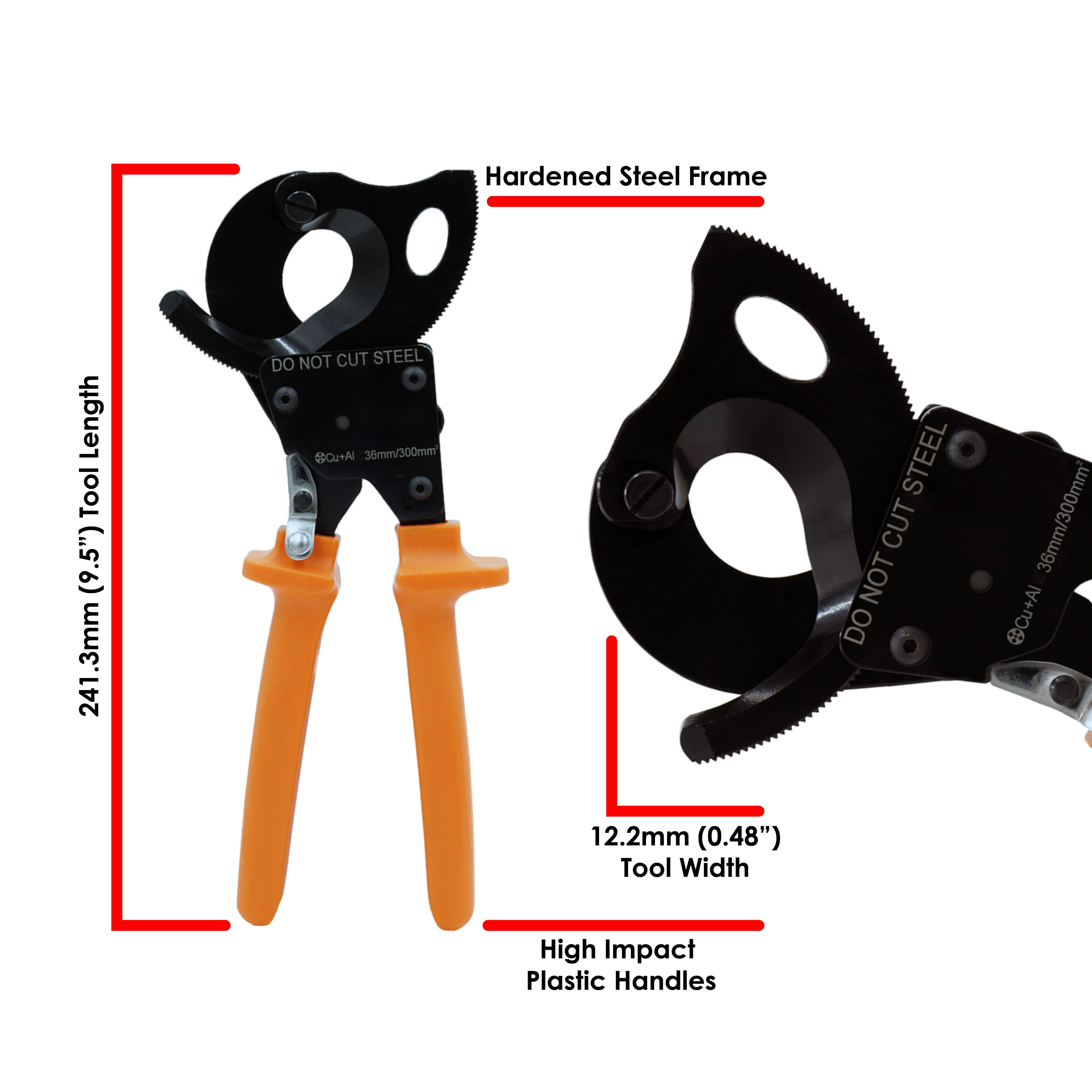 FD300CC - Heavy Duty Cable Cutter - Up to 300mm² (600MCM)