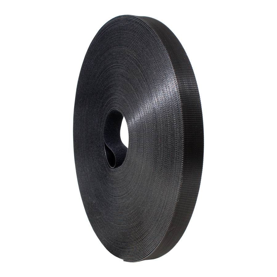 Q-75-1RL-BK - Rip-Tie WrapStrap Plus - 1/2"x75' - Black