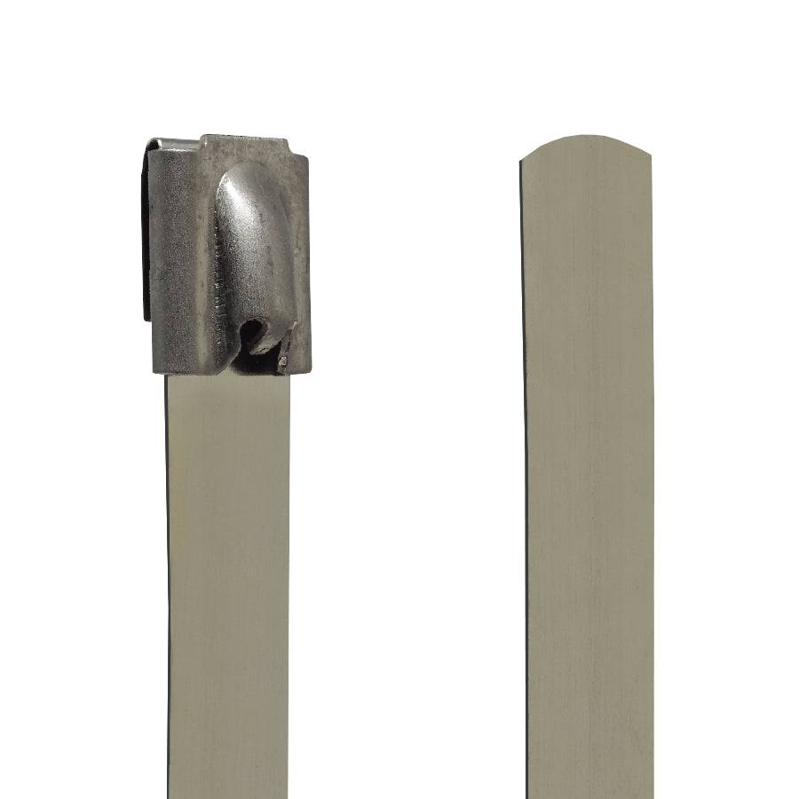BTC12250 - 10" Heavy Duty Stainless Steel Cable Ties, 270lb Tensile Strength, 304 Grade, 50-Pack