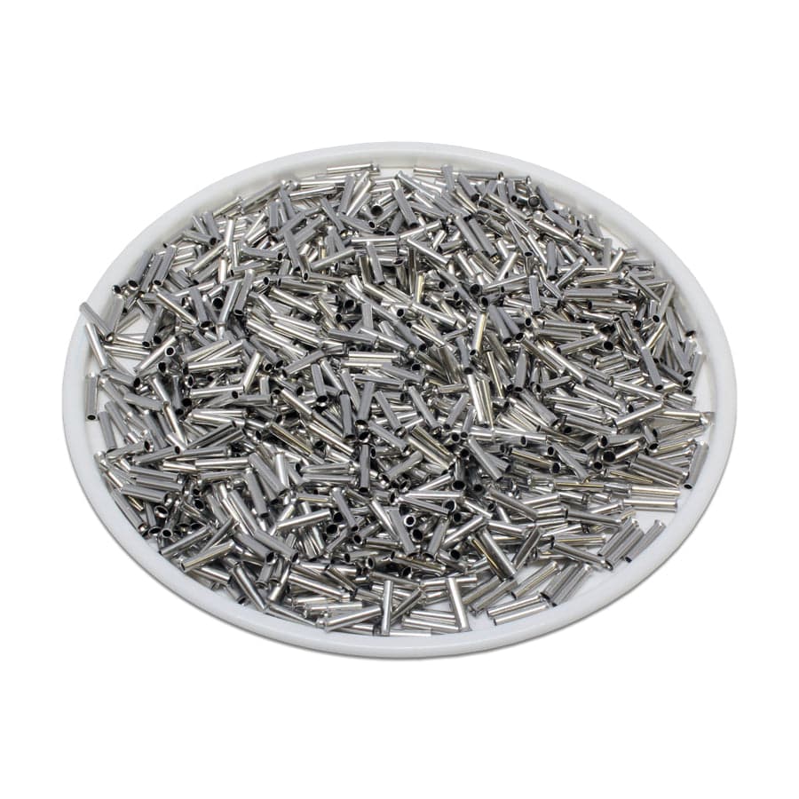 N03406 - 22 AWG Sin aislamiento Punteras, 6mm Pin, UL Recognized, 1000 piezas