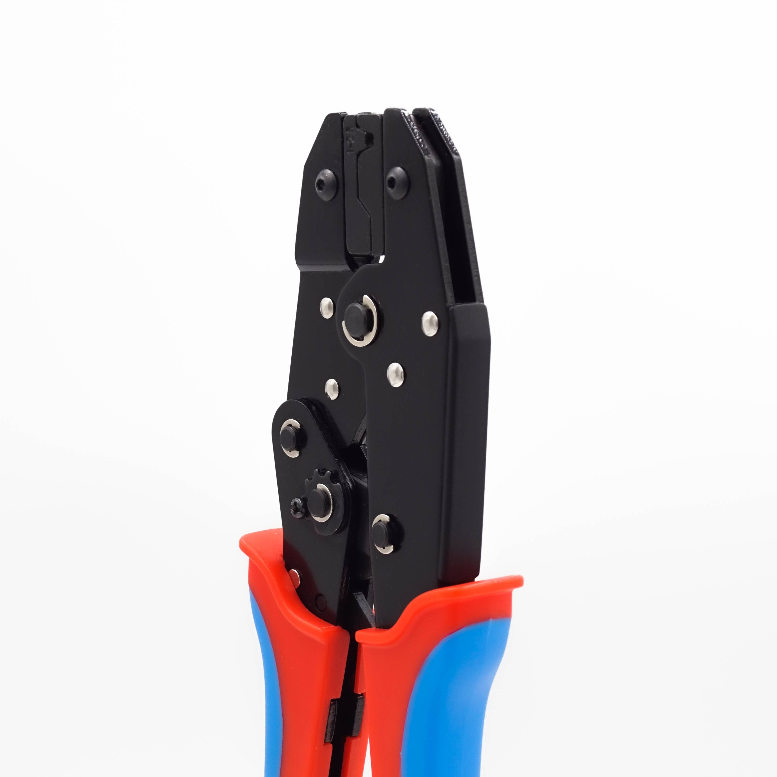 FDT10055 - 18 to 14 AWG Non Insulated Flag Terminal Crimping Tool, Ratcheting, 1 Piece