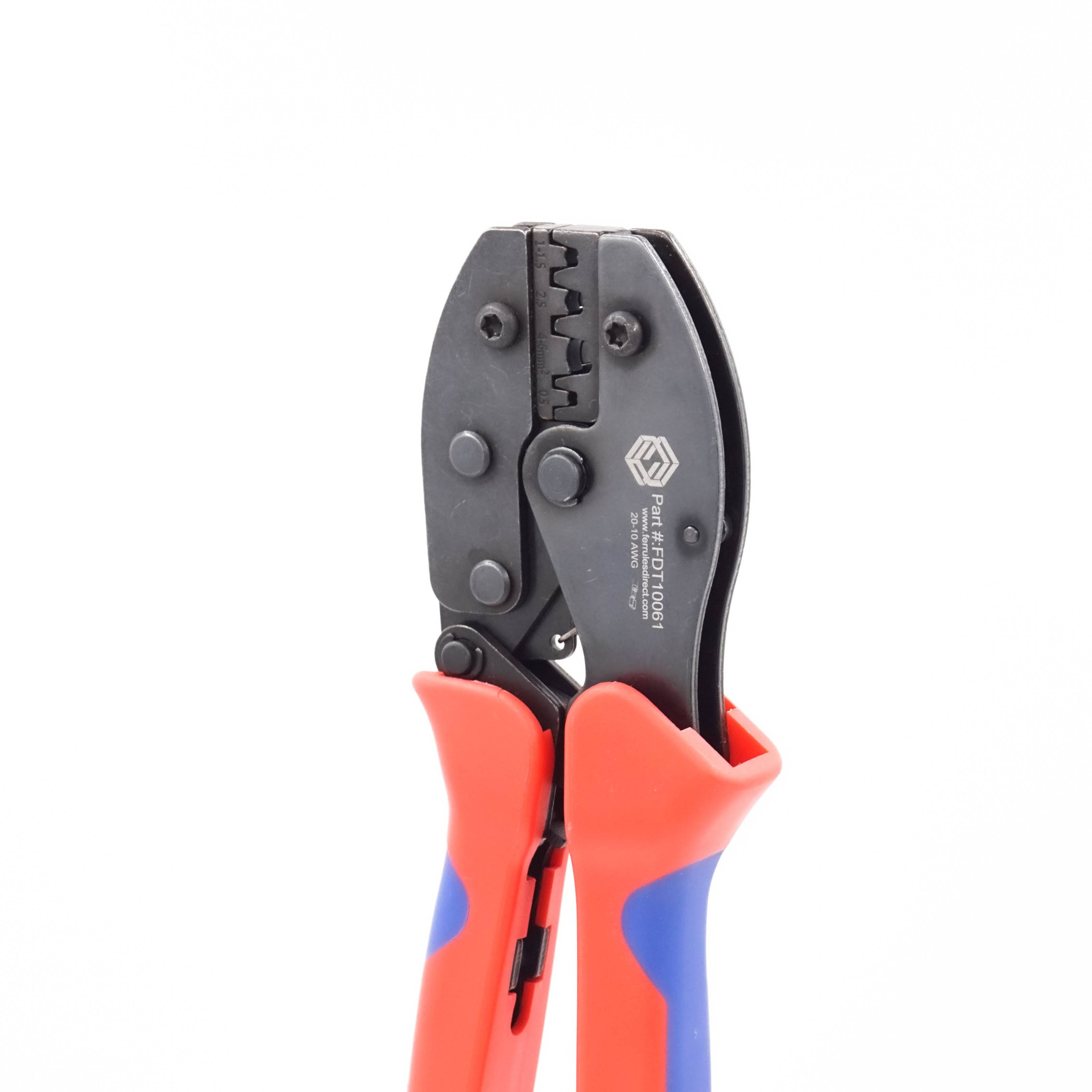 FDT10061 - 22 to 10 AWG Open Barrel Terminals Crimping Tool, 1 Piece