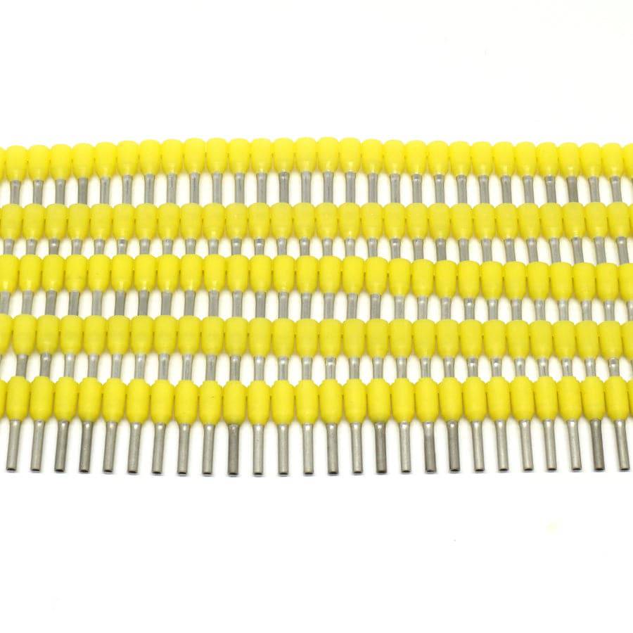 SW10008 - 18 AWG Strips de Insulated Punteras, 8mm Pin, 500 piezas