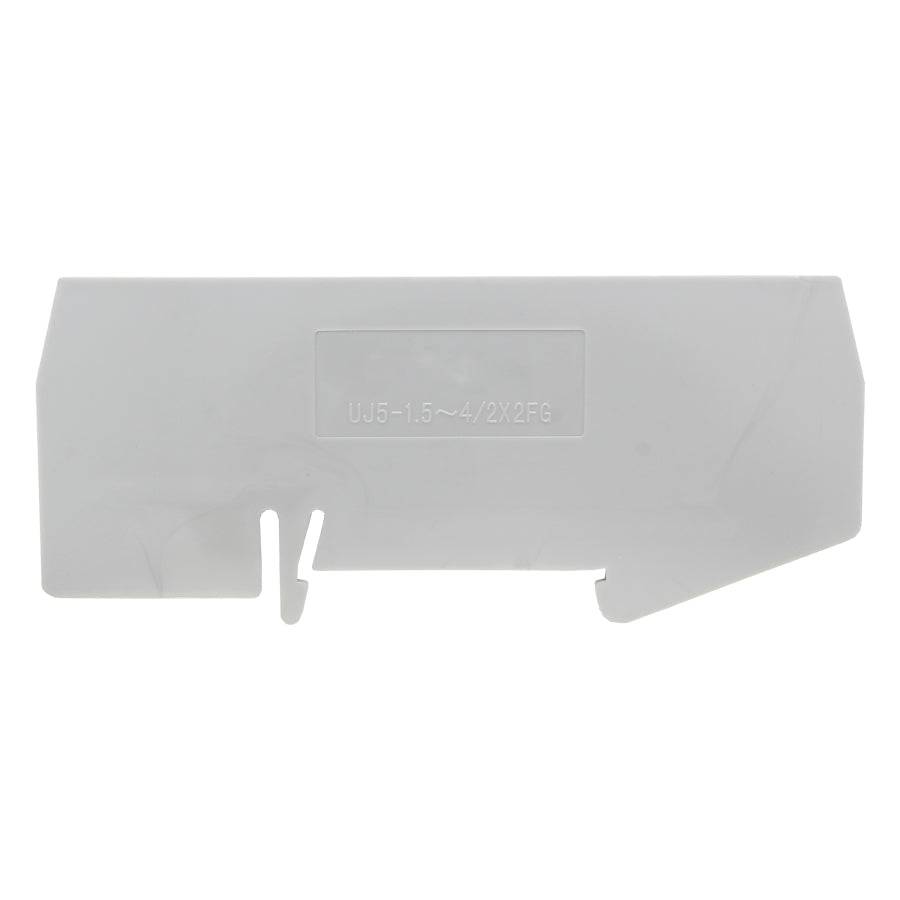 UJ5-1.5-4/2X2FG - Partition Plate for Spring Cage Connection Terminal Block, Gray