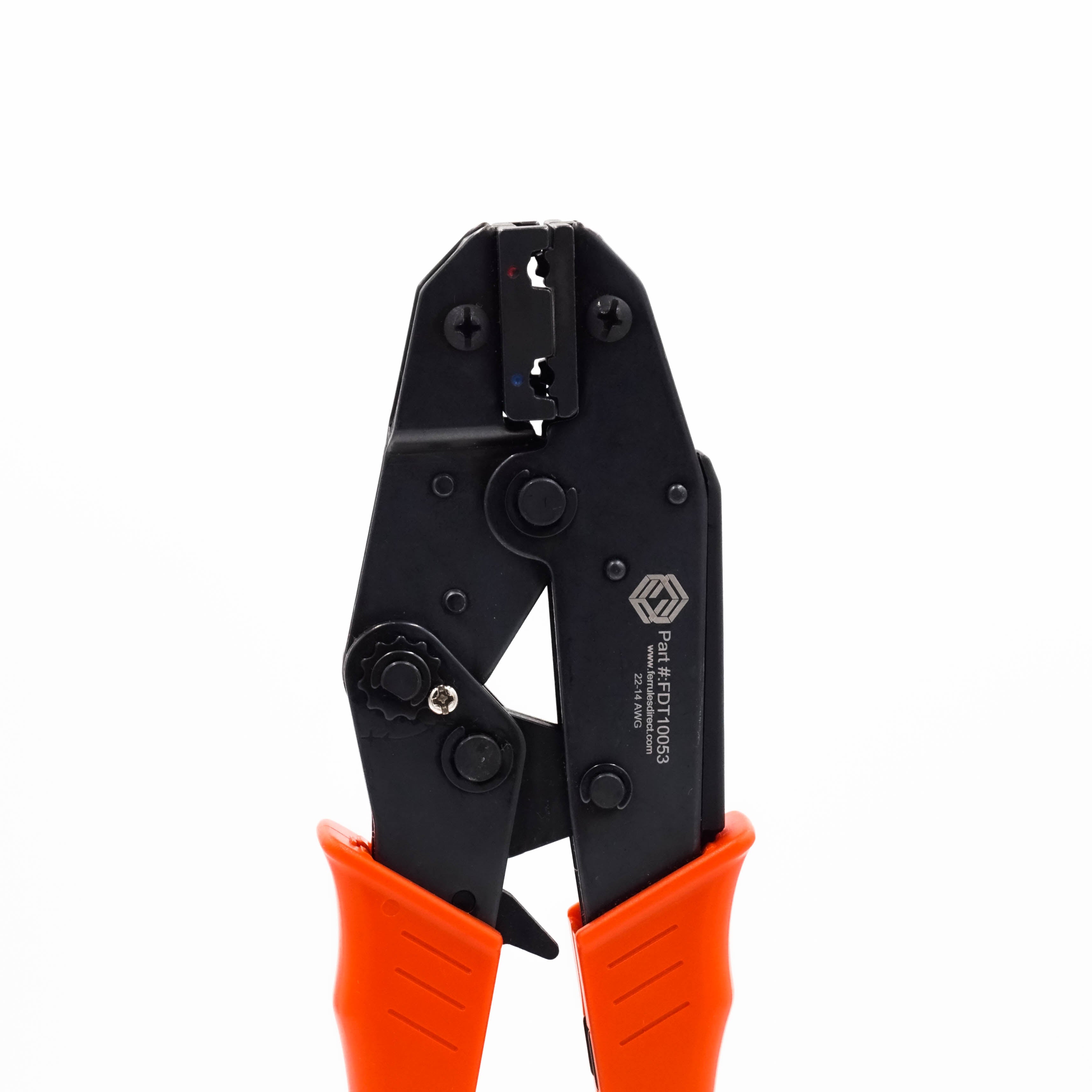 FDT10053 - 22 a 14 AWG Insulated Flag Terminal Herramienta de crimpado, Ratcheting, 1 pieza