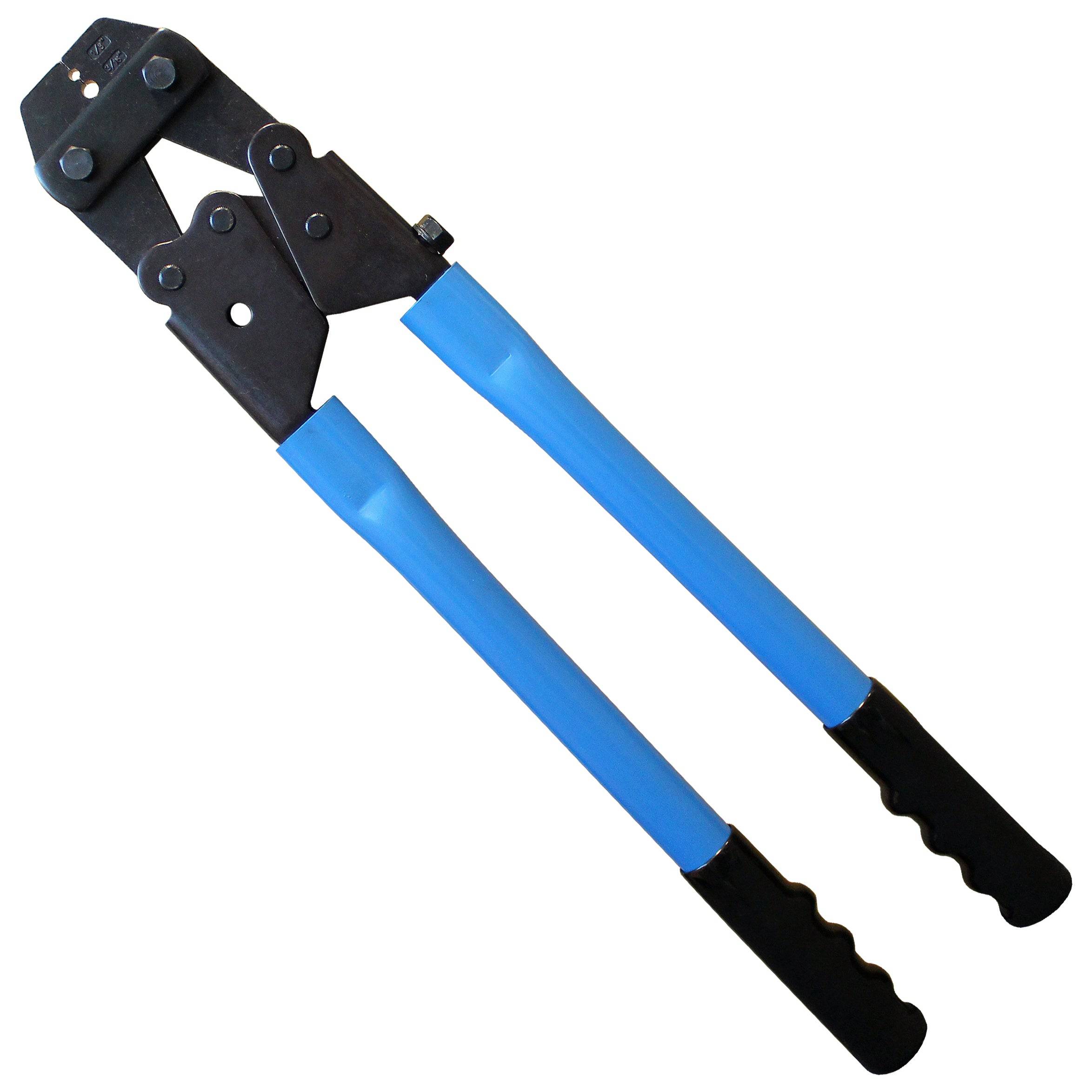 HSW20 - Conductor Rope/Swage Sleeve Herramienta de crimpado - 1/8" a 3/16"